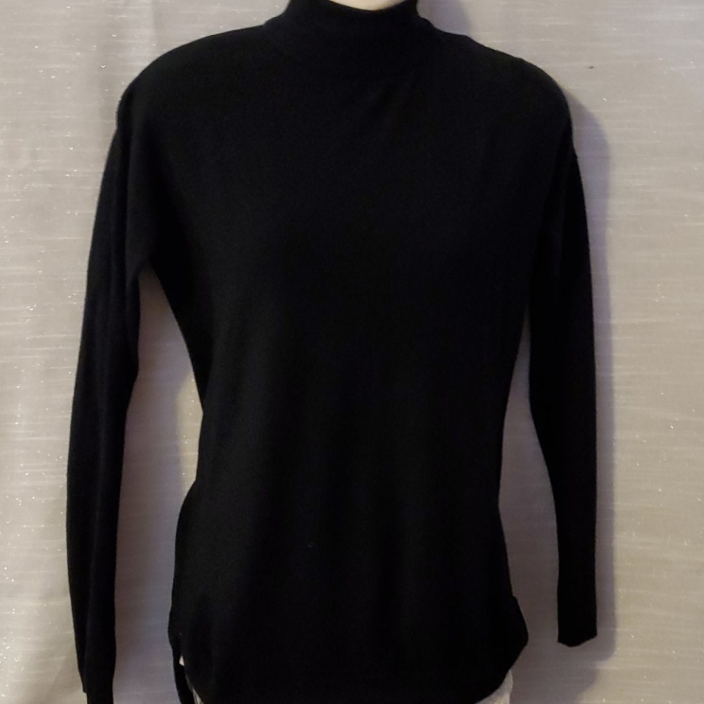 Black turtle neck